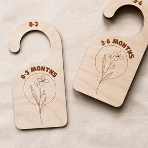 Baby Closet Dividers Nursery Closet Organizer New Baby Gift Baby Clothes Divider Baby shower gift ideas