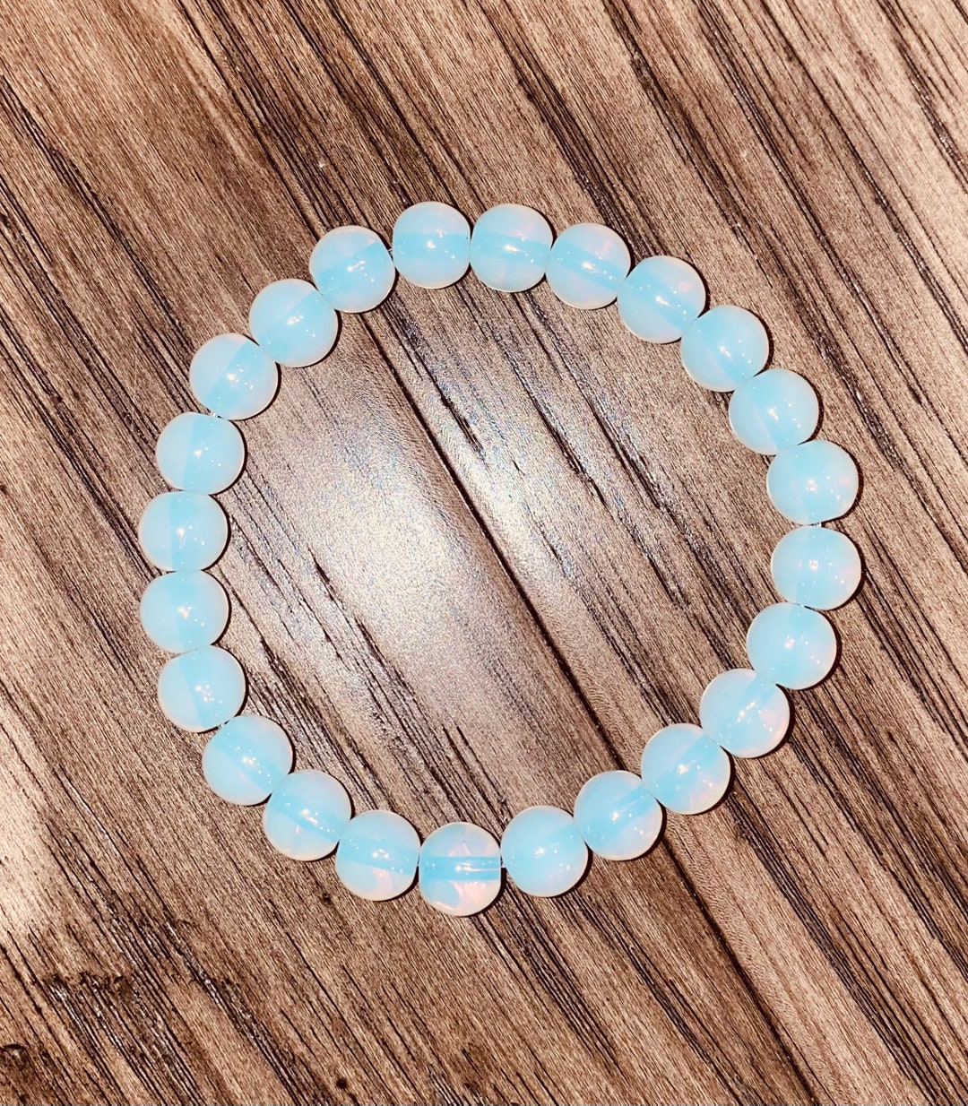 Genuine Rainbow Moonstone Bracelet Etsy