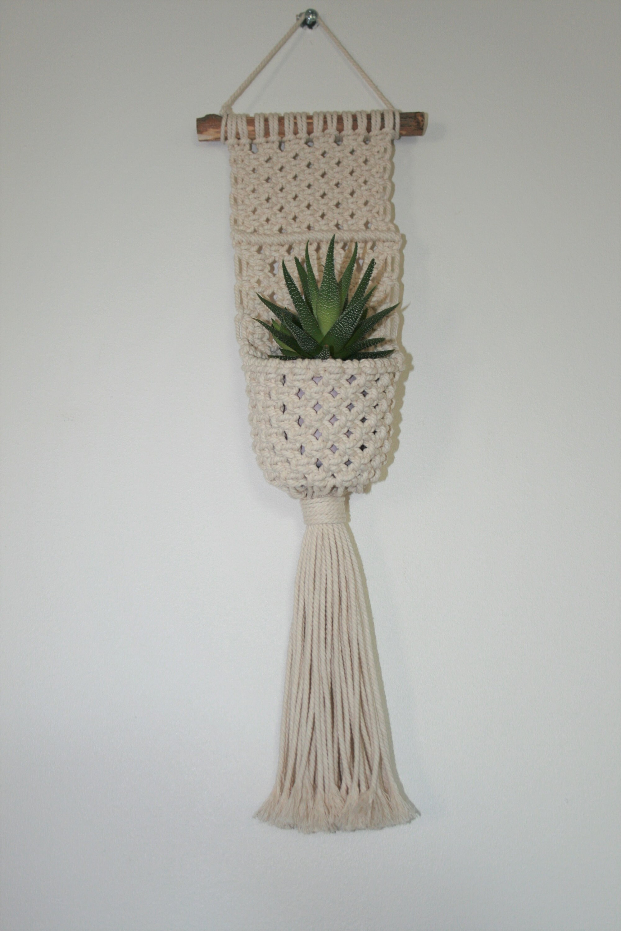 Macramé Mural Bohème Pour Plante