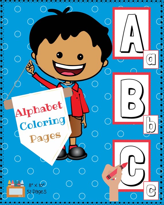 Pre-K Learning Printables Preschool Kindergarten Alphabet | Etsy