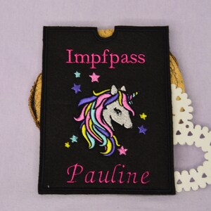 Pochette du certificat de vaccination / carnet de passeport de vaccination / certificat de vaccination