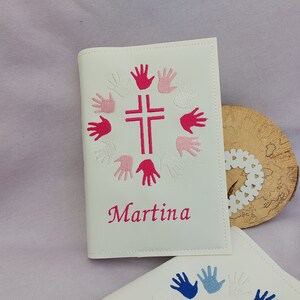 Copri lode divina personalizzata su richiesta, mani e croce