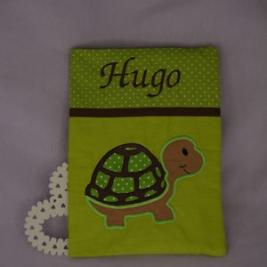 U-booklet cover embroidered with desired name