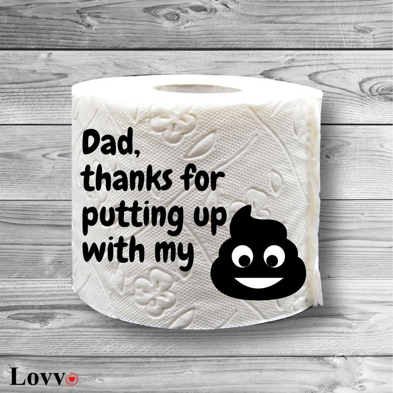 Personalised Toilet Paper Roll with Your Text/Design | Etsy