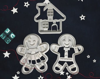 Christmas Cookie Cutters / Gingerbread Cookie Cutters / Gingerbread Man
