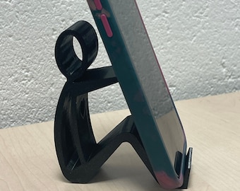 Soporte para teléfono/Regalo para él/San Valentín presente/Corazón/Impreso en 3D/Día de las Madres/Regalo para ella/Accesorio de escritorio/Escritorio