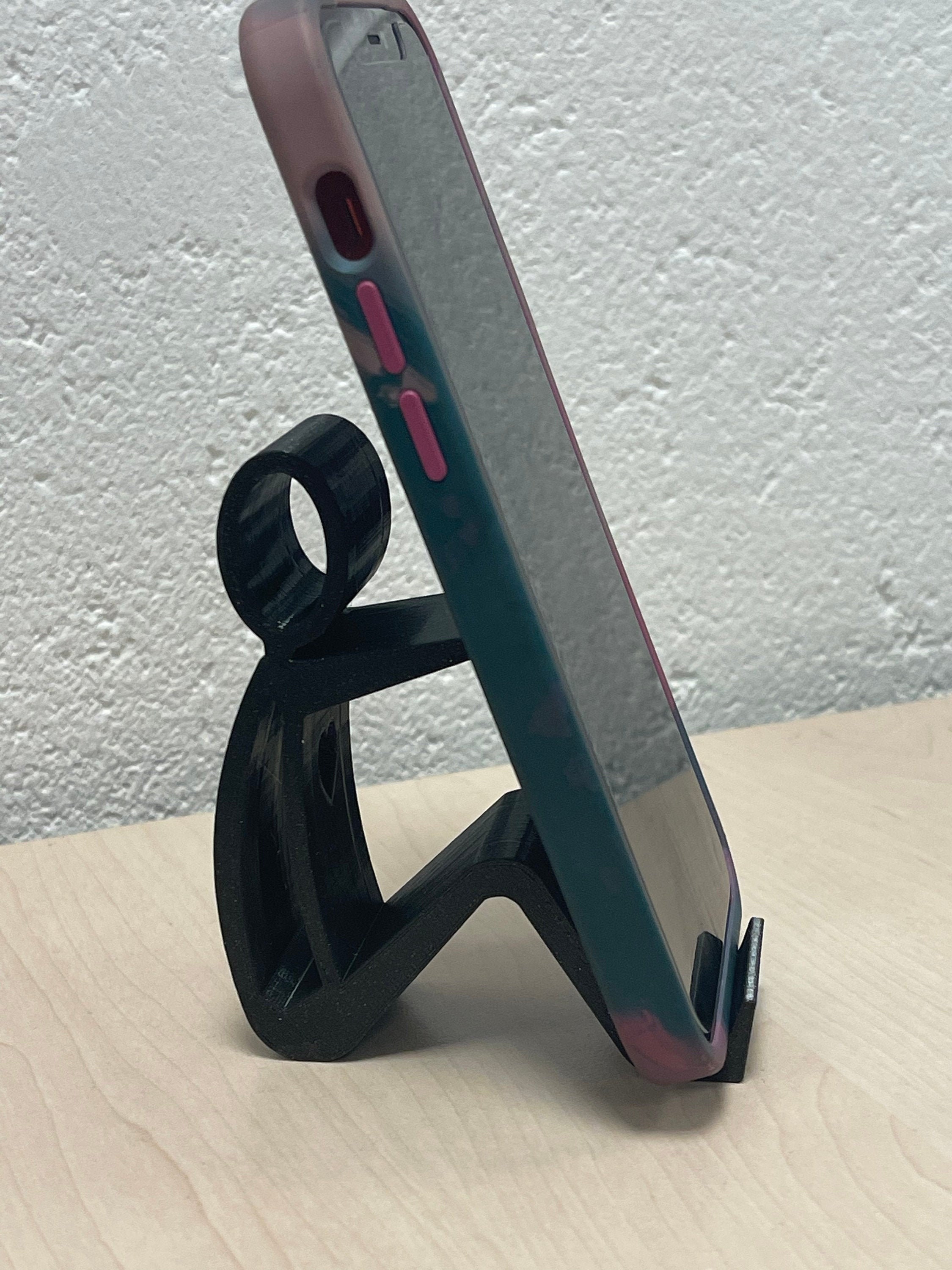 cell phone holder stand Elegant 3d printable 3D model 3D printable
