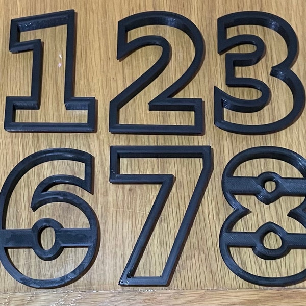 Number Cookie Cutters