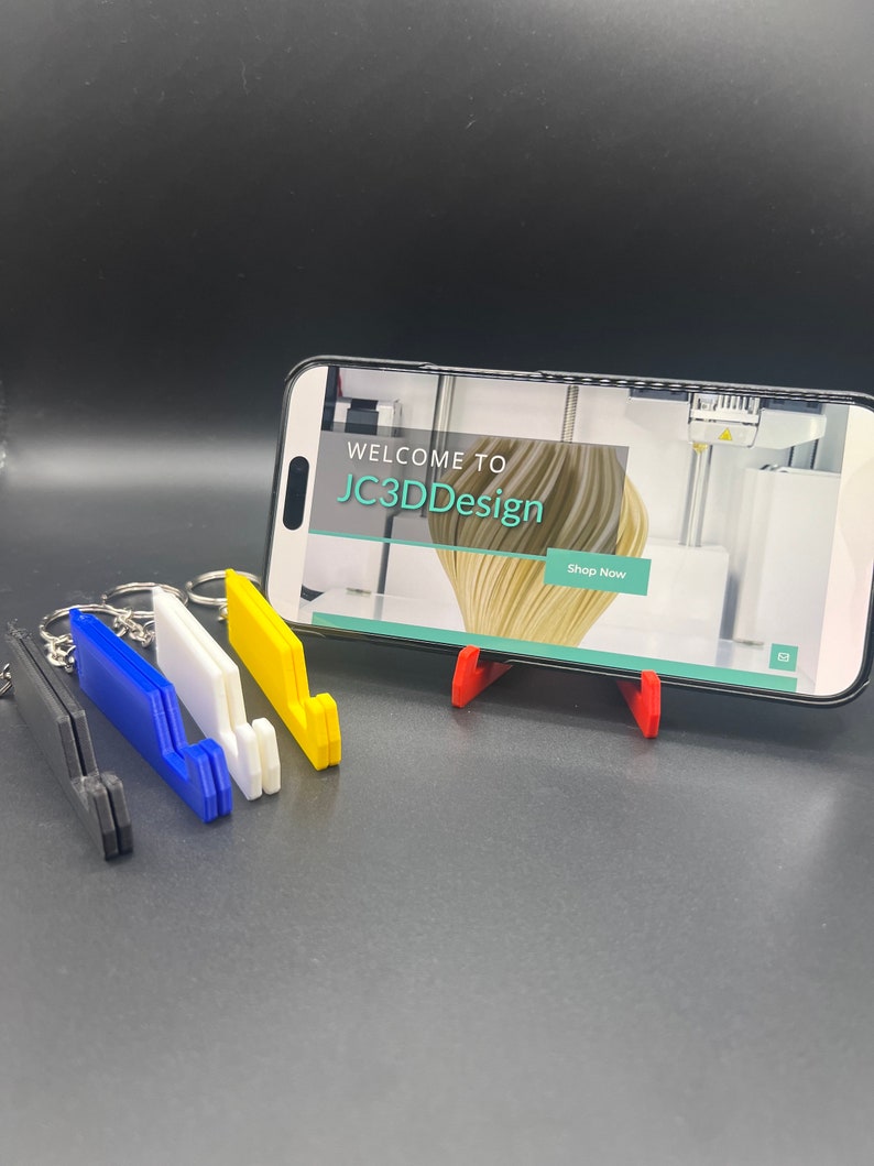 Portable Phone Stand With Keyring, Office Gadget, Ideal for Meetings