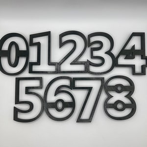 Number Cookie Cutters Large 10cm
