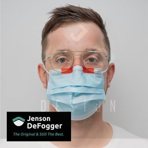Face mask glasses defogger to help stop glasses steaming up/ secure face mask nose clip image 5