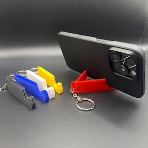 Soporte para teléfono portátil con llavero, gadget de oficina, ideal para reuniones