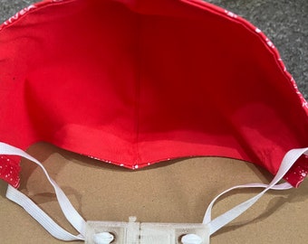 Face mask quick release clip