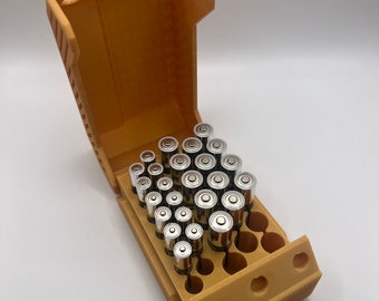 Battery Storage Case - 3D Printed Box for Secure Battery Organisation