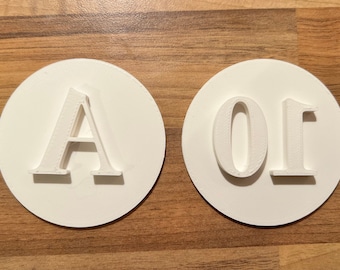 Personalised Fondant Embosser Stamp
