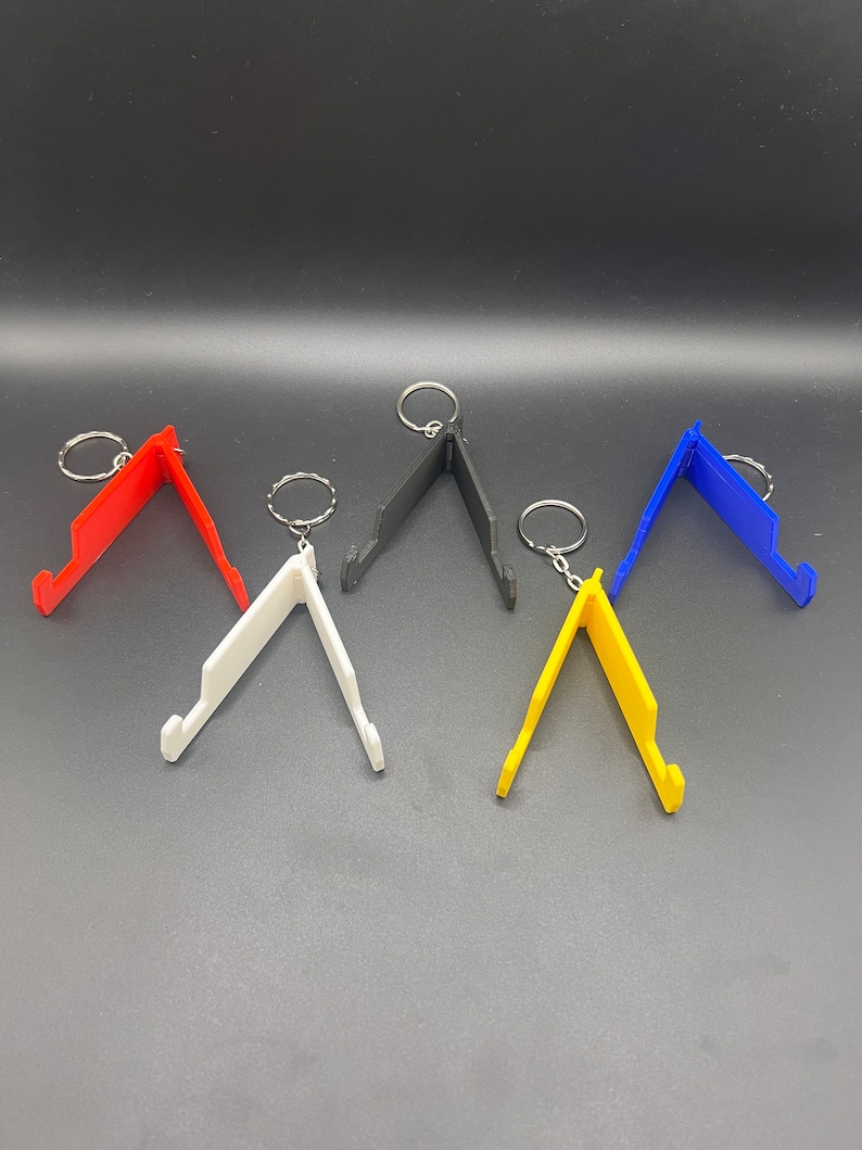 Portable Phone Stand With Keyring, Office Gadget, Ideal for Meetings