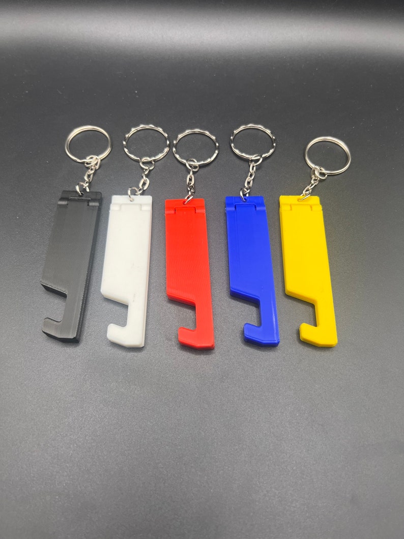 Portable Phone Stand With Keyring, Office Gadget, Ideal for Meetings