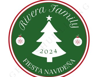 Fiesta Navideña Party Template - Text updated to specification & product digitally delivered