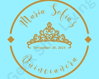 Quinceañera Template - Text updated to specification & product digitally delivered