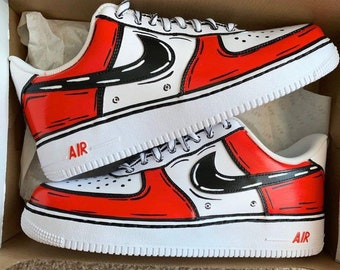 nike air force cartoon custom