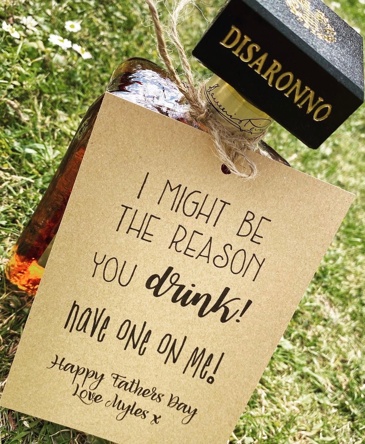 Personalised Drink Bottle Tag Etsy