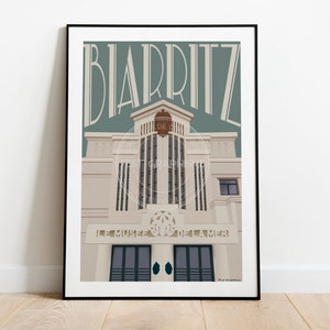 BIARRITZ poster - Museum of the Sea - Basque Country