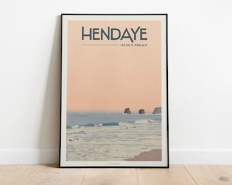 Poster HENDAYE - The two twins