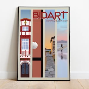 Affiche BIDART - Pays Basque