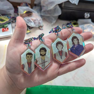 Jayce and Viktor Double Sided Keychains