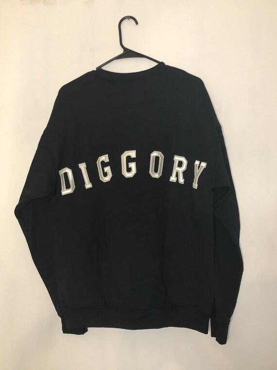 Cedric Diggory Crewneck // Hufflepuff Black Sweatshirt | Etsy