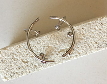 EAR CUFFS orecchini in filo curvo