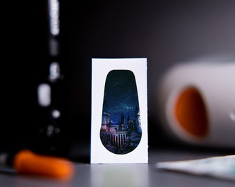 Dexcom G6 Transmitter Decorative Sticker - Magical Castle