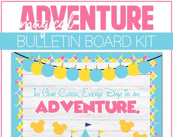 Magical Adventure Bulletin Board Kit Door Classroom Decor Bulletin Princess Castle Decoration School