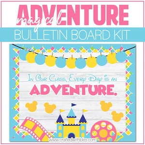 Magical Adventure Bulletin Board Kit Door Classroom Decor Bulletin Princess Castle Decoration School