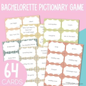 Het ultieme pictionary-spel voor vrijgezellenfeesten: 64 kaarten | IJsbrekerspellen | Hersenspelletjes | Denkspellen