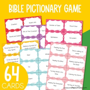 Das ultimative Bibel-Bilderspiel für Kinder - 64 Karten | Eisbrecher Spiele | Denkspiele | Gedankenspiele