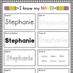 EDITABLE Name Practice Worksheet, Kindergarten Name Practice Printable, Rainbow Name, Coloring Name Practice, Cursive Name Practice