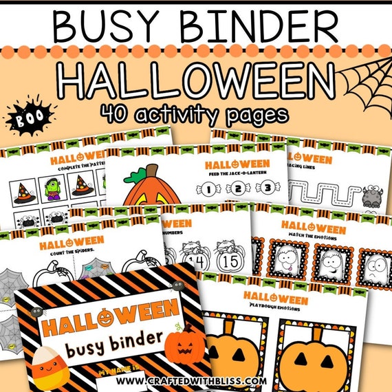 Halloween Busy BinderHalloween Worksheet Halloween For