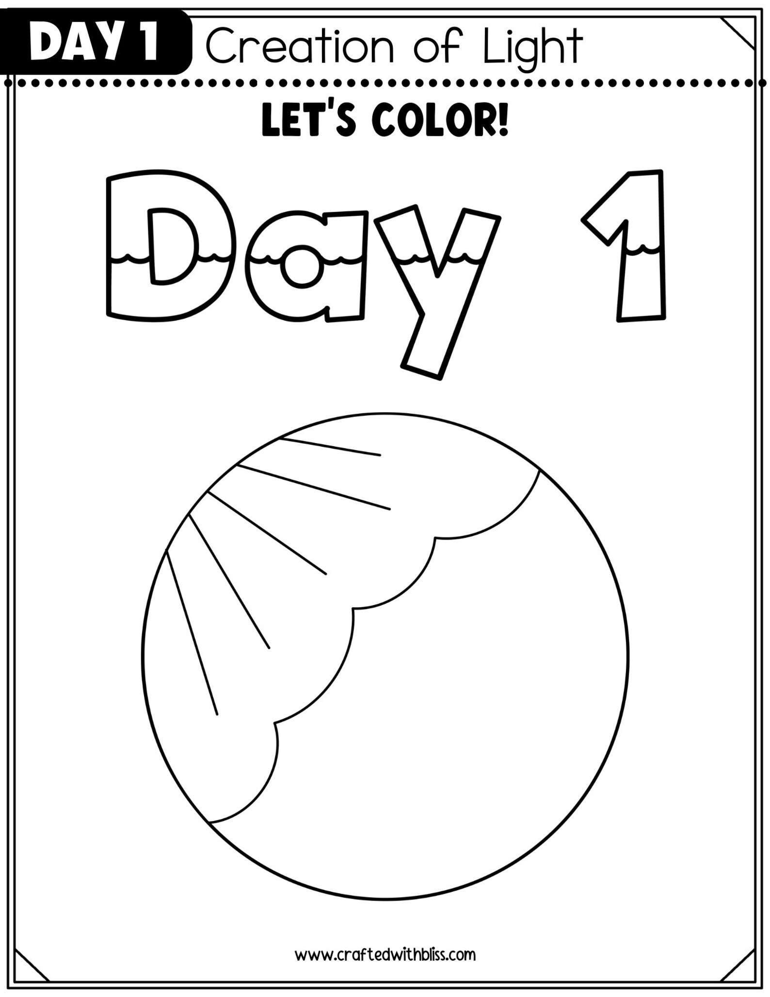 Creation Bible Story Worksheet Games Crafts Christian Sunday School ...