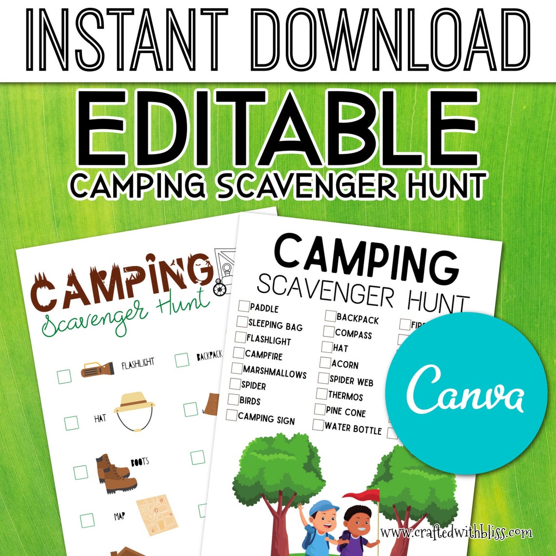 editable-camping-scavenger-hunt-worksheet-canva-template-etsy