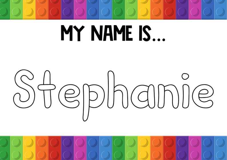 Personalized Name Writing Practice, Homeschool Preschool Worksheet ...