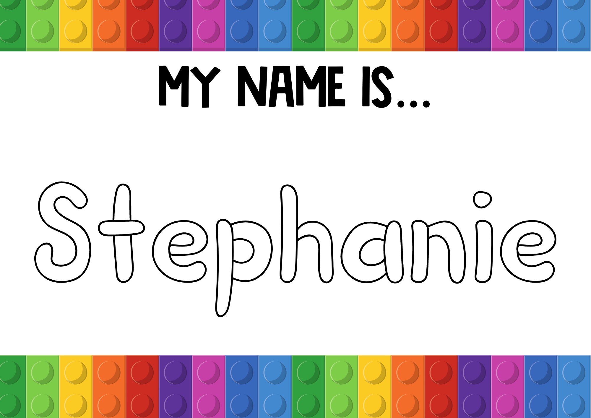 Personalized Name Writing Practice, Homeschool Preschool Worksheet ...