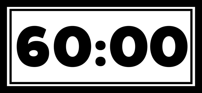 Timer Border 18 Black Border Digital Countdown Timers Classroom Management Tool ...