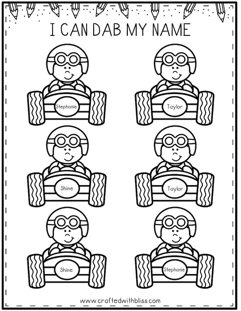 Editable Name Practice Printable Editable Worksheets for Full Etsy
