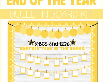 End Of The Year Bulletin Board Kit Door Classroom Decor Graduation Bulletin Decoration June May Moving Up Kindergarten PreK First Grade 2024