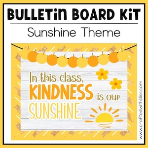 Kindness Hello Sunshine Bulletin Board Kit