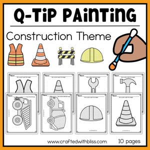 Q-Tip Painting Construction Craft