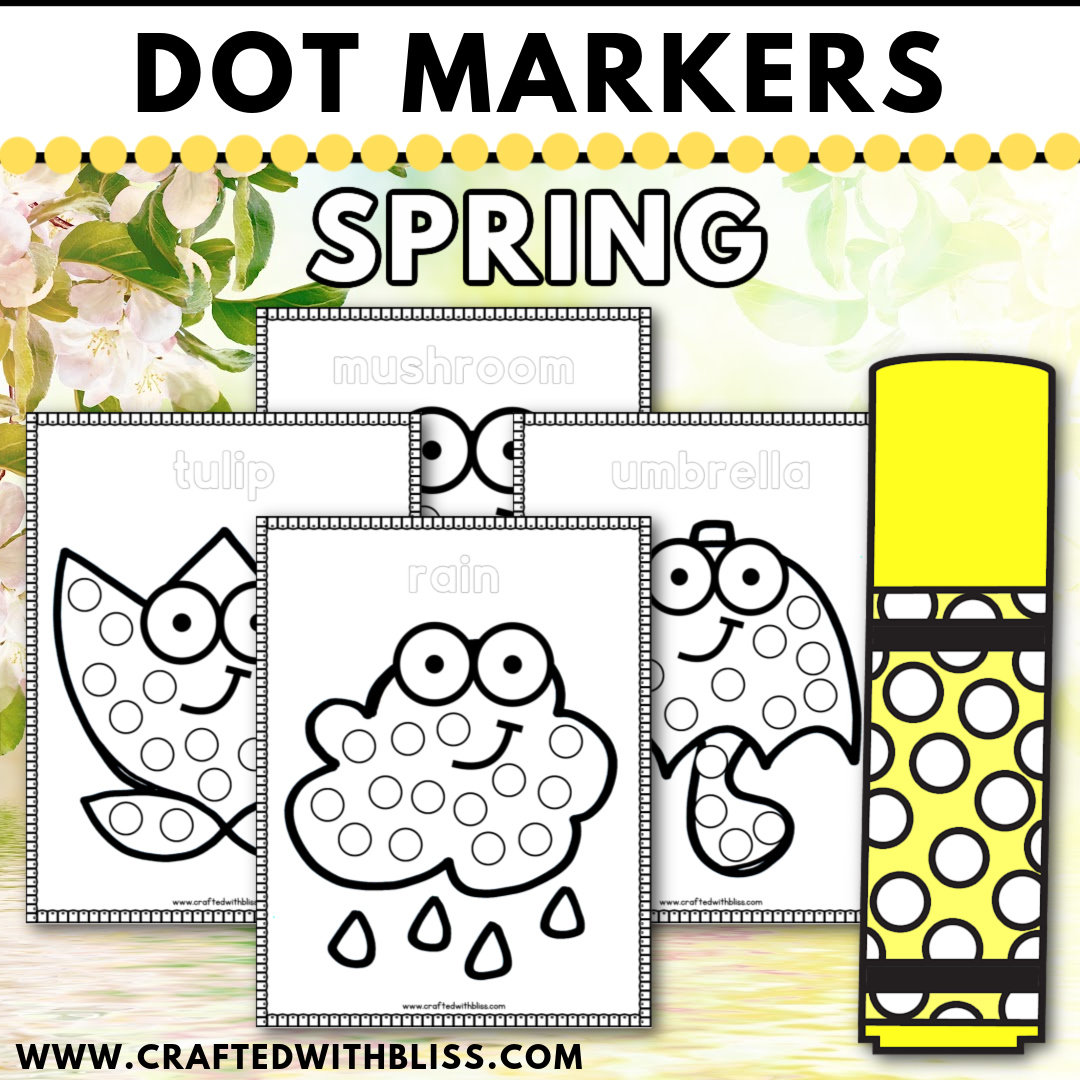 Spring Do-a-dot Marker Printable - Etsy