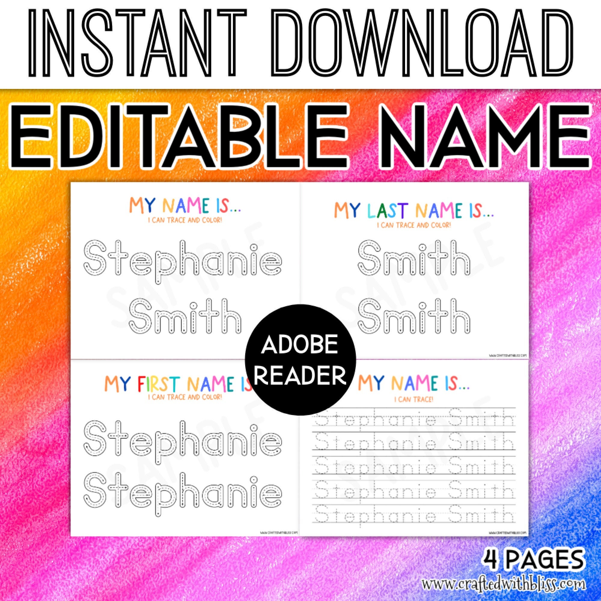 editable name writing worksheet tracing sheetscustom kid etsy norway