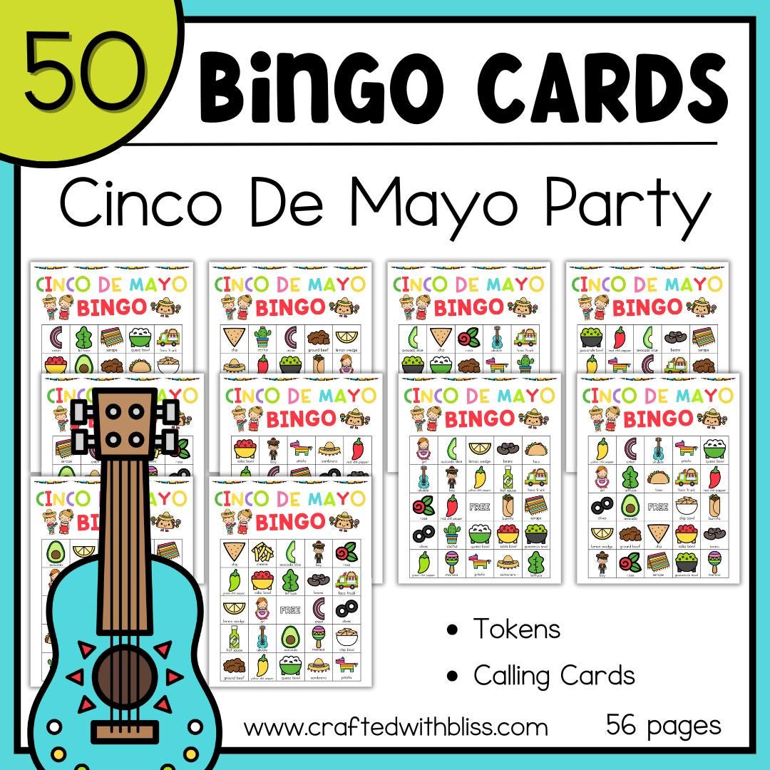 50-cinco-de-mayo-bingo-cards-etsy for Cinco De Mayo Bingo Cards Printable Free 50 Cinco De Mayo Bingo Cards - Etsy for Cinco De Mayo Bingo Cards Printable Free
